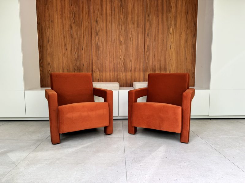 Rust brown arm chair - De Zetelbaron